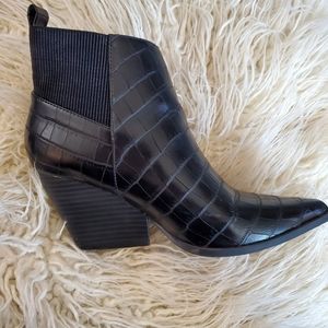 Pointed toe booties